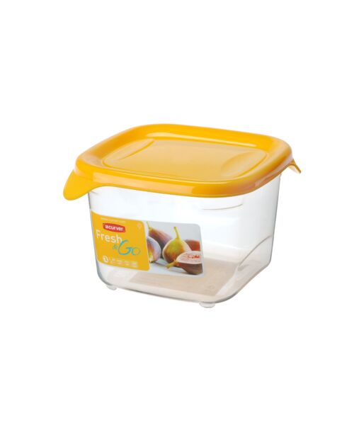 Pojemnik kwadratowy FG 0,45 l żółty