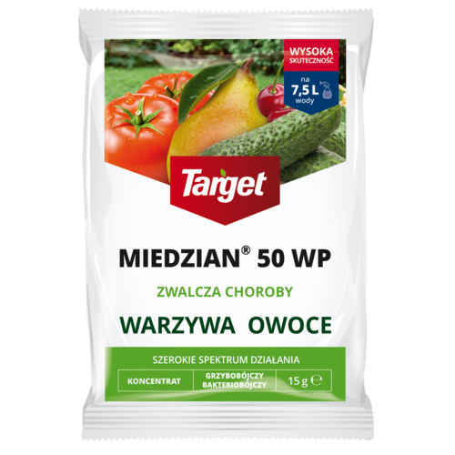 Środek grzybobójczy miedzian 50WP warzywa, owoce 15 g