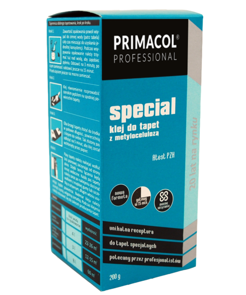 Klej do tapet Primacol SPECJAL 200 g