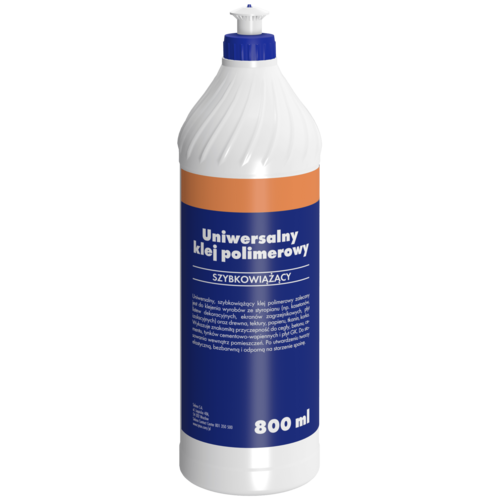 Klej uniwersalny polimerowy 800 ml bezbarwny