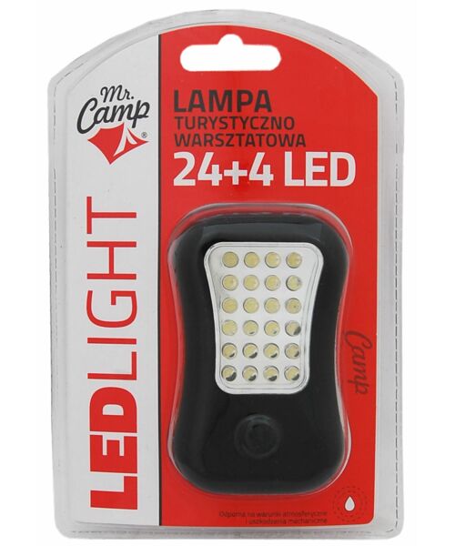 Lampa warsztatowo-kempingowa 24 LED + 4 LED Mr Camp