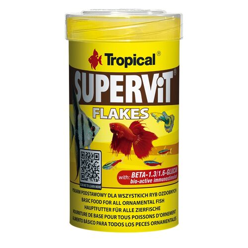 Pokarm dla ryb Supervit płatek 100 ml / 20 g Tropical