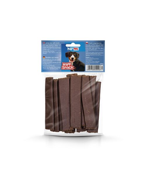 Przysmaki HAPP SNACK paski z jagnięciną 200 g Happet