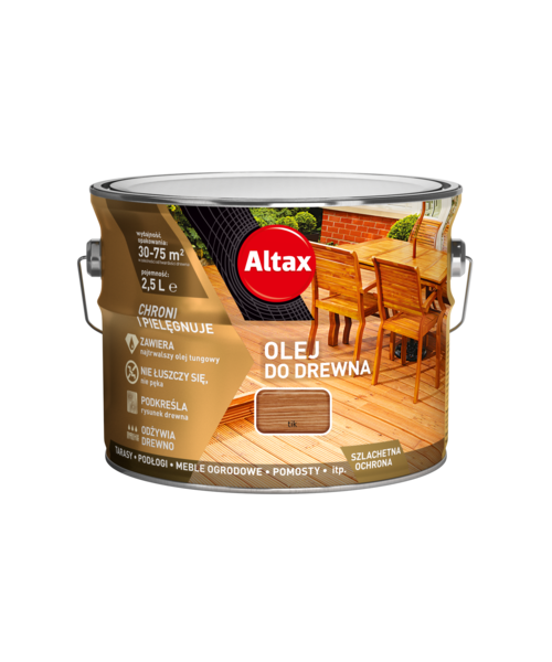 Olej do drewna 2,5 l tik Altax
