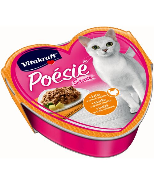 Karma dla kotów Poesie sos indyk/ser 85 g Vitakraft