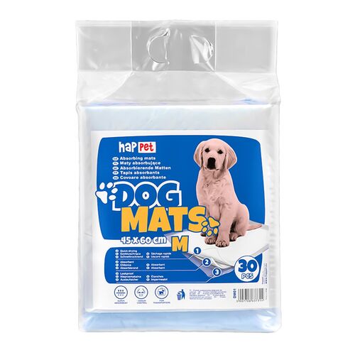 Maty absorbujące dla psa 60 x 45 cm 30 szt. Happet