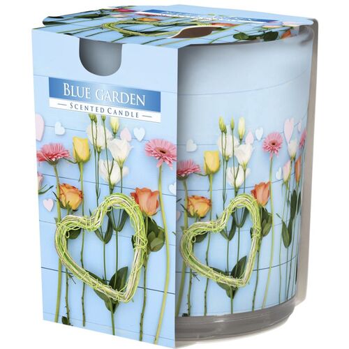 Świeca zapachowa w szkle SN72s Błękitny ogród Bispol