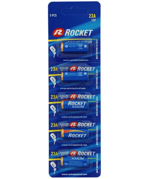 Baterie 23A blister 5 sztuk ROCKET