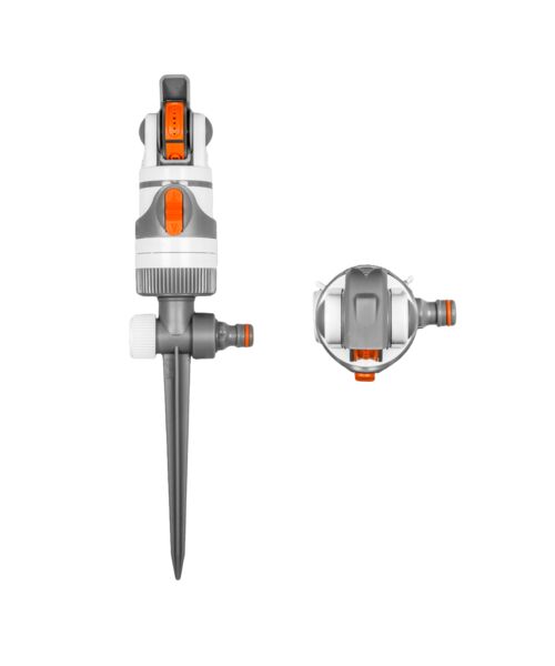 Zraszacz obrotowy 4-funkcyjny na kolcu WHITE LINE