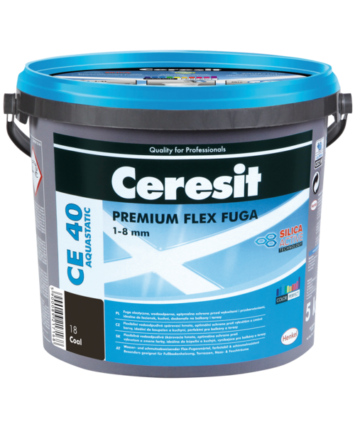Fuga elastyczna CE 40 Color Perfect coal 5 kg Ceresit