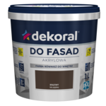 Akrylowa farba fasadowa Polinit brązowy 1 l