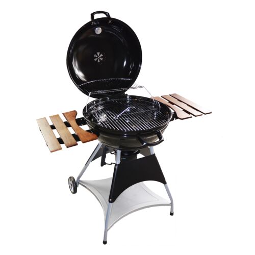 Grill kulisty Taurus z pokrywą i półkami