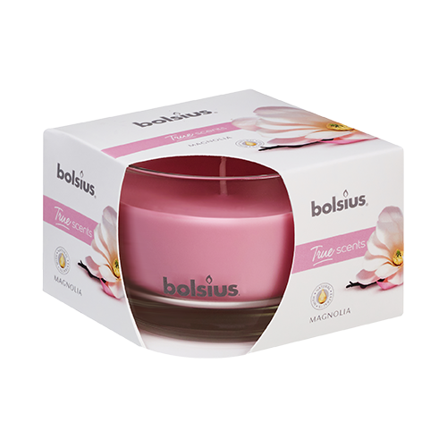 Świeca zapachowa w szkle 63/90 True Scents Magnolia Bolsius
