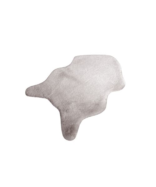 Dywan sztuczna skórka szary