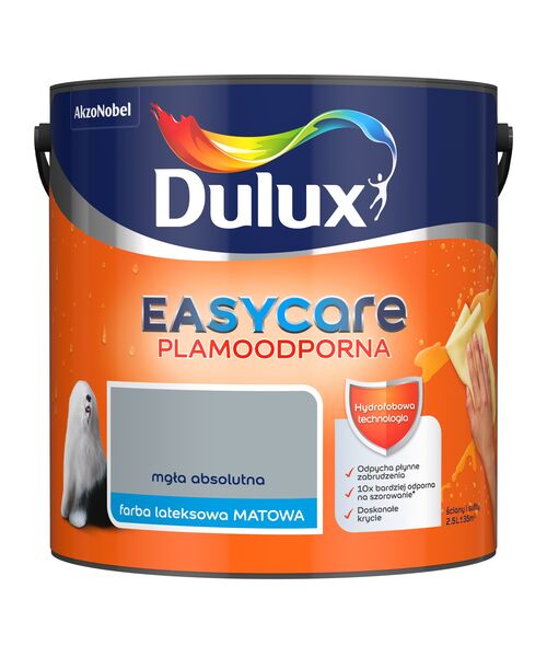 Farba lateksowa EasyCare Plamoodporna Mgla Absolutna 2,5 l Dulux