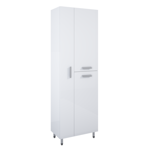 Słupek łazienkowy IGA 185,9 x 60 x 34,1 cm biały