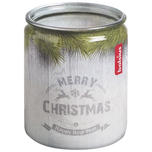 Świeca w szkle zapachowa zielona 82 x 68 mm Bolsius