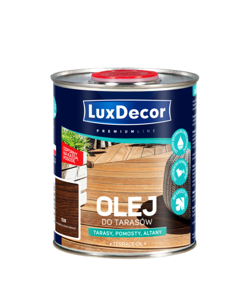 Olej do tarasów teak 0,75 l LuxDecor