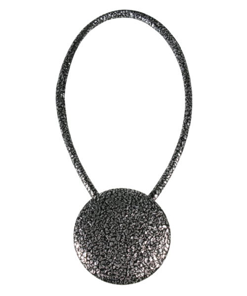 Magnes dekoracyjny XL czarno-srebrny