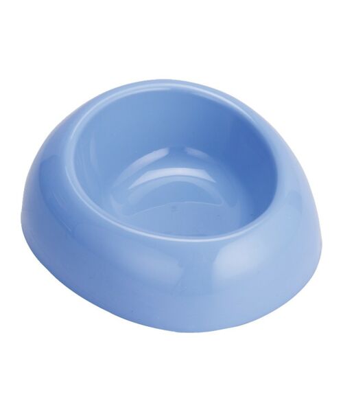 Miska owalna dla psa kota plastikowa 0,8 l niebieska