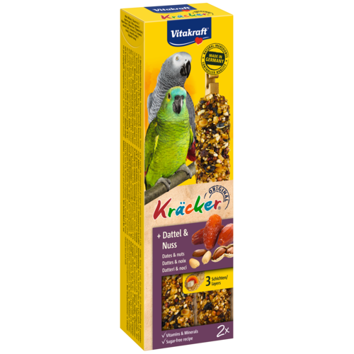 Kolba dla dużych papug Kracker 2 sztuki owoce/orzechy Vitakraft