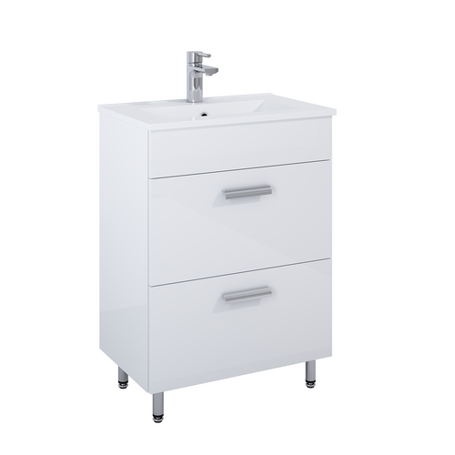 Zestaw szafka z umywalką Iga 60 cm biała