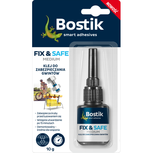 Klej do zabezpieczania gwintów 10 g Bostik