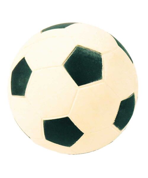 Piłka 90 mm football biało-czarna