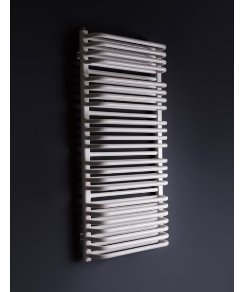 Grzejnik łazienkowy Irys 50 x 77,6 cm biały 9016 błyszczący 1, 4, 5, 8 ENIX