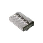 Złączka samozaciskowa 5-krotna bezgwintowa 2,5 mm² 5 sztuk Duwi
