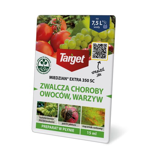 Środek grzybobójczy miedzian extra 350SC drzewa i krzewy owocowe, warzywa 15 ml