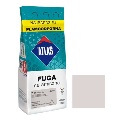Fuga Ceramiczna 202 popielaty alubag 2 kg