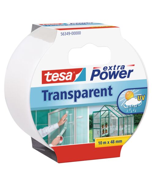 Taśma naprawcza, extraPower, przezroczysta 10 m x 48 mm, tesa