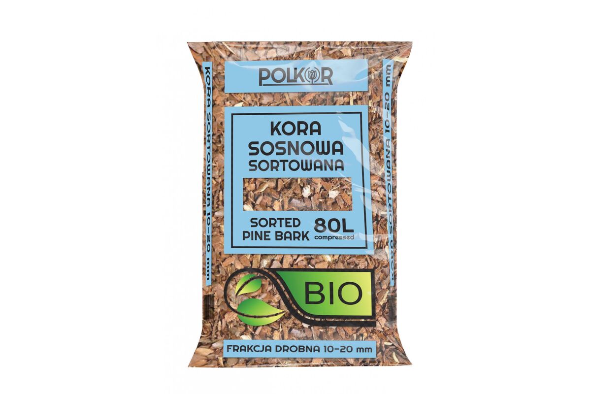 Kora sosnowa sortowana 80 l BIO 10-20