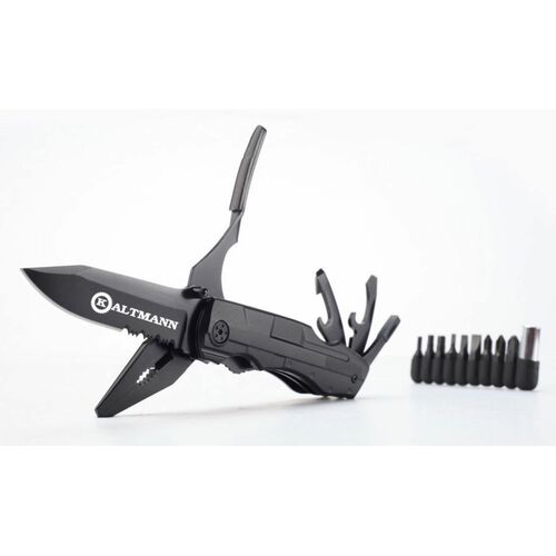 Narzędzie wielofunkcyjne Multitool z kombinerkami + Latarka LED