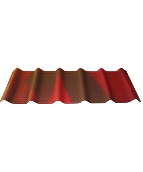 Płyta ONDUVILLA 3D czerwona cieniowana 106 x 40 cm Onduline