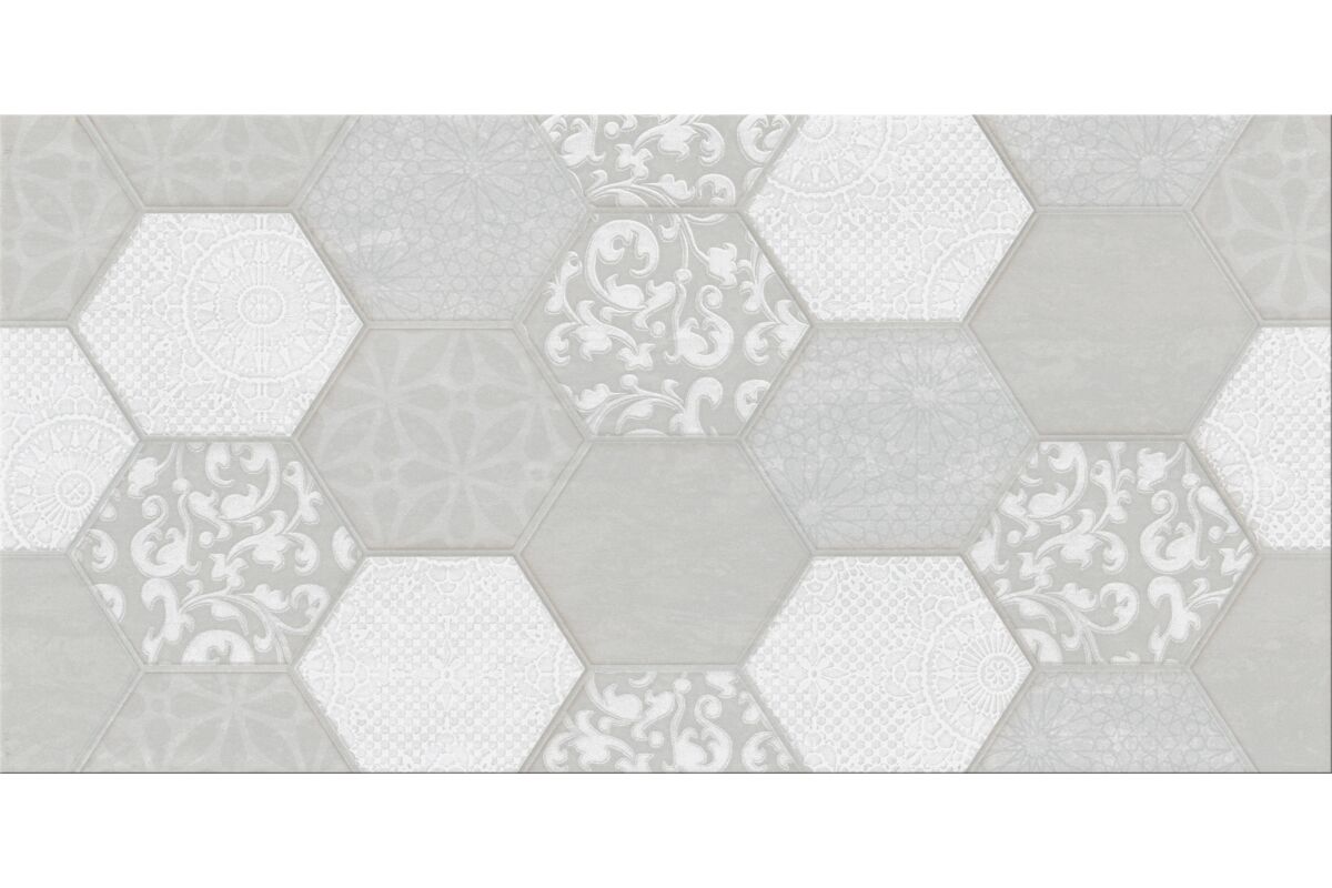 Dekor WATERLOO LIGHT GREY 29,7 x 60 - Bricomarche.pl