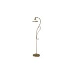 Lampa podłogowa Elisett E27 1x60W mosiądz antyczny