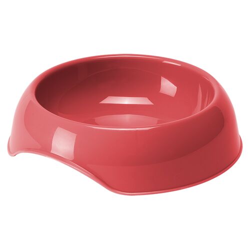 Miska plastikowa gusto 0,35 l 17x17x4 cm koral MODERNA