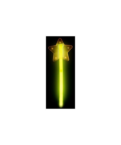 Różdżka fluorescencyjna glow stick 27 cm żółty