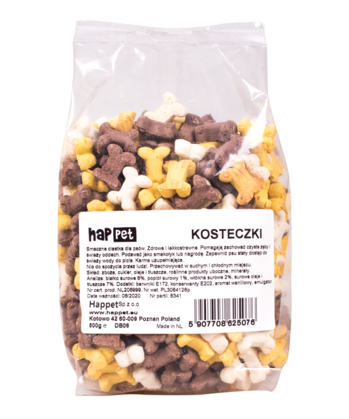 Przysmak dla psa ciasteczka wanilia 500 g Happet