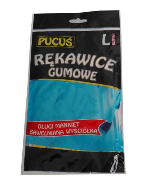 Rękawice gumowe L Pucuś