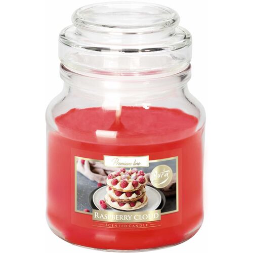 Świeca zapachowa w szkle SND71-329 malinowa chmurka BISPOL