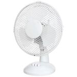Wentylator biurkowy 23 cm 25 W biały