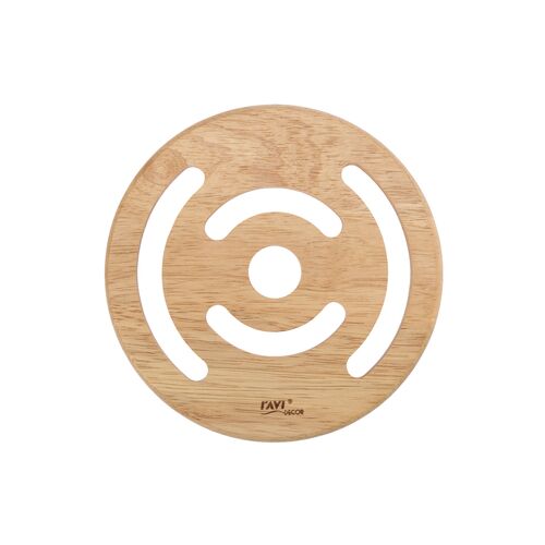 Podkładka pod garnek z drewna kauczukowego