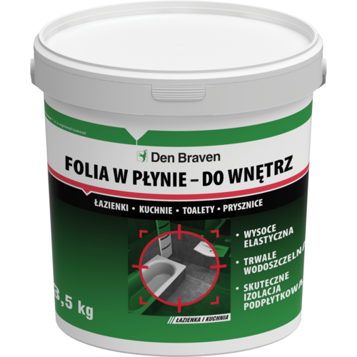 Folia w płynie do wewnątrz 3,5 kg Den Braven