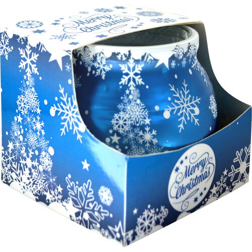 Świeca zapachowa Miral Boże Narodzenie niebieski