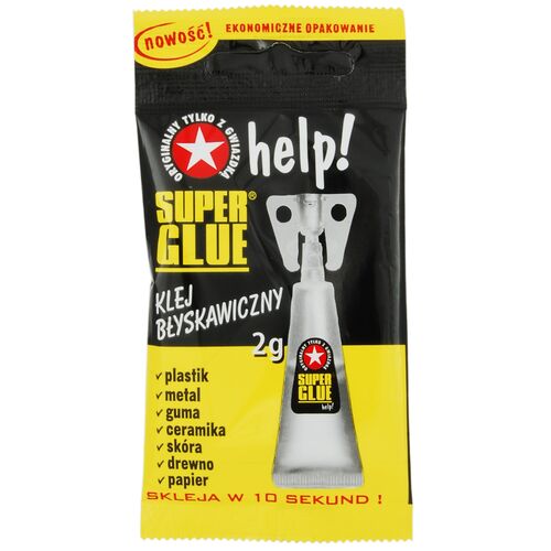 Klej help SUPER GLUE 2 g blister