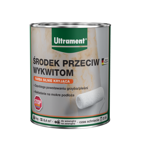 Środek przeciw wykwitom i wilgoci 3 kg Ultrament