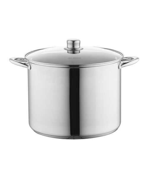 Garnek nierdzewny wysoki Caro z pokrywką 28 cm 12,5 l